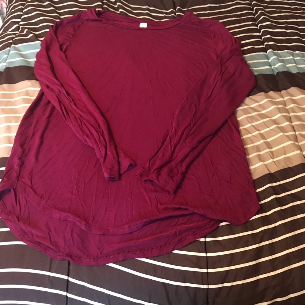 Long sleeved top